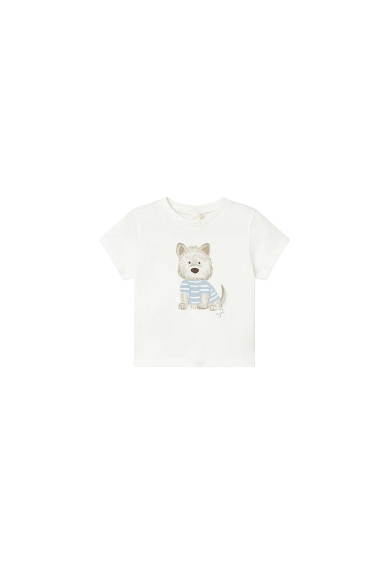 Tricou din bumbac 100% - alb - Alb
