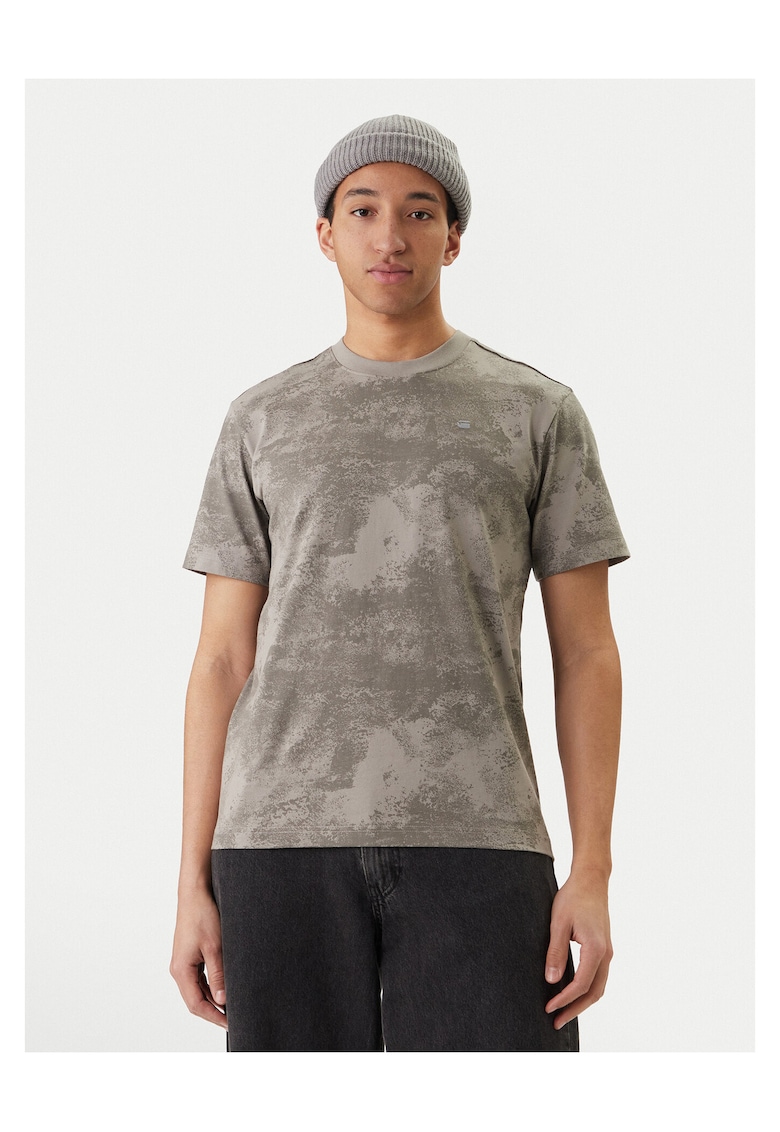 Tricou barbati - gri - bumbac organic