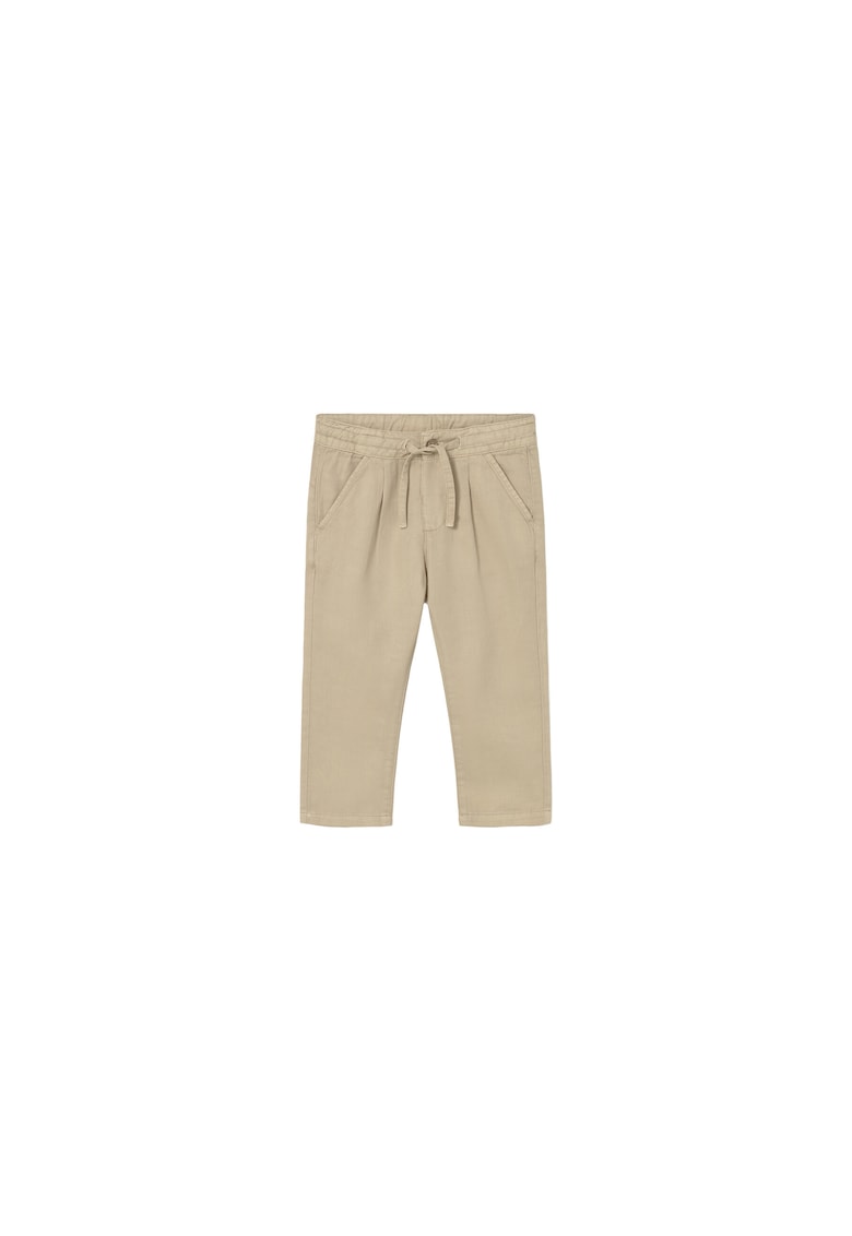 Pantaloni pentru baieti - Din bumbac - Bej