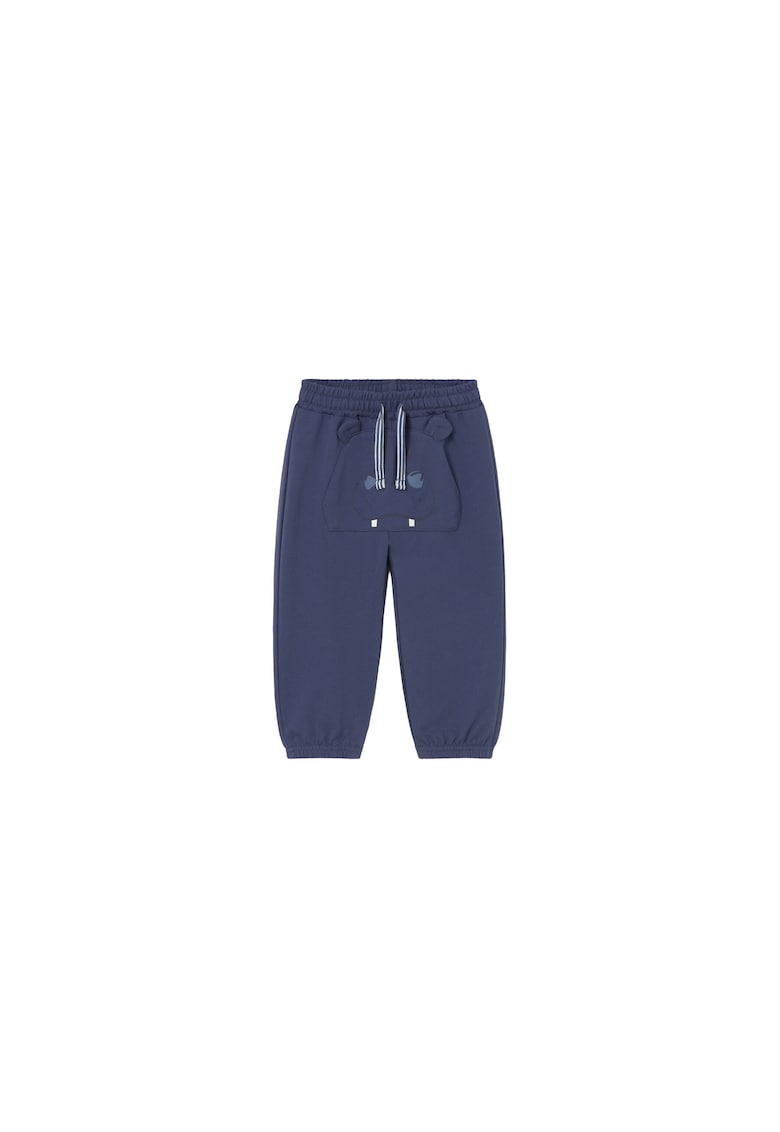 Pantaloni sport copii - bleumarin - 60% bumbac - 40% poliester -
