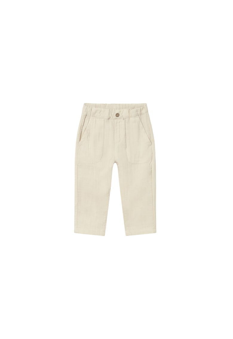 Pantaloni pentru baieti - Bumbac - Bej