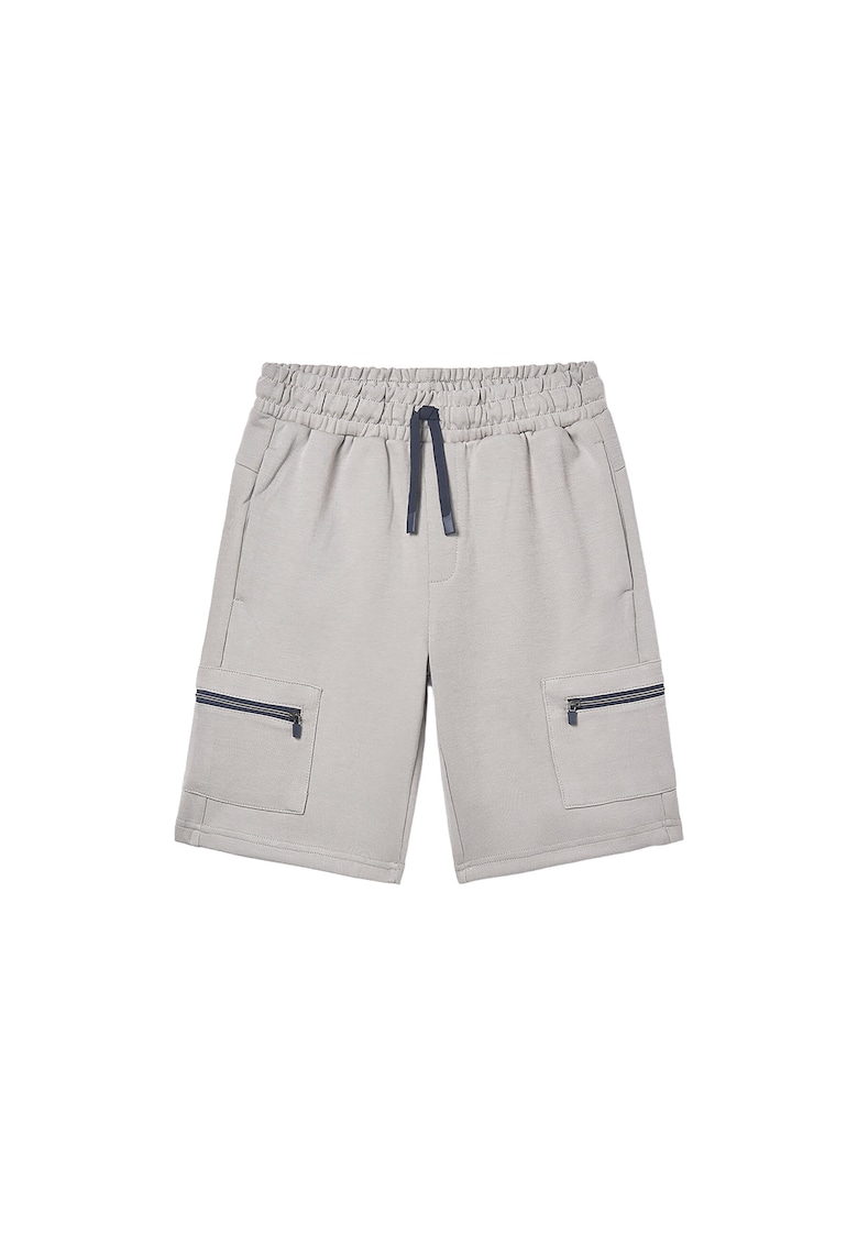 Pantaloni scurti - elastic - gri - Gri