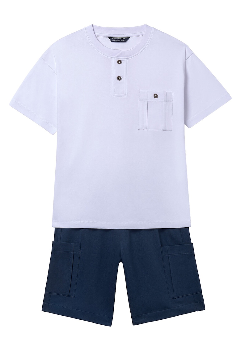 Set scurti - bumbac - bleumarin - Bleumarin