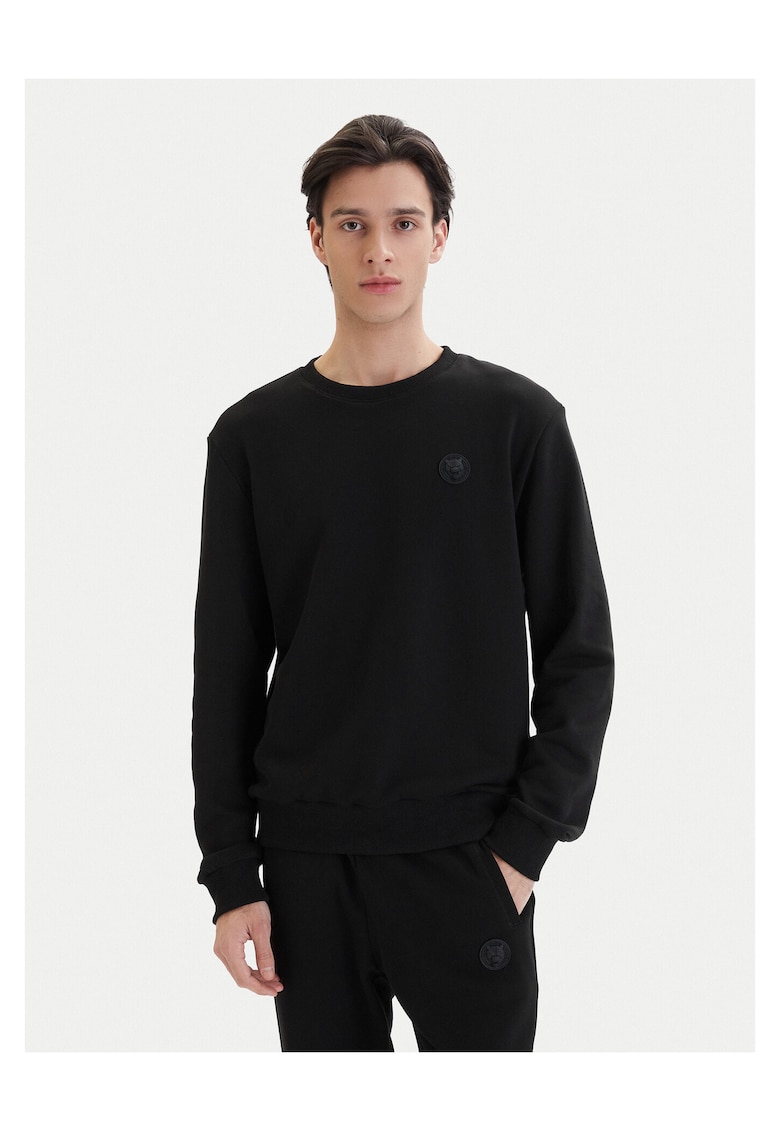 Hanorac barbati - negru - 82% bumbac - 18% poliester