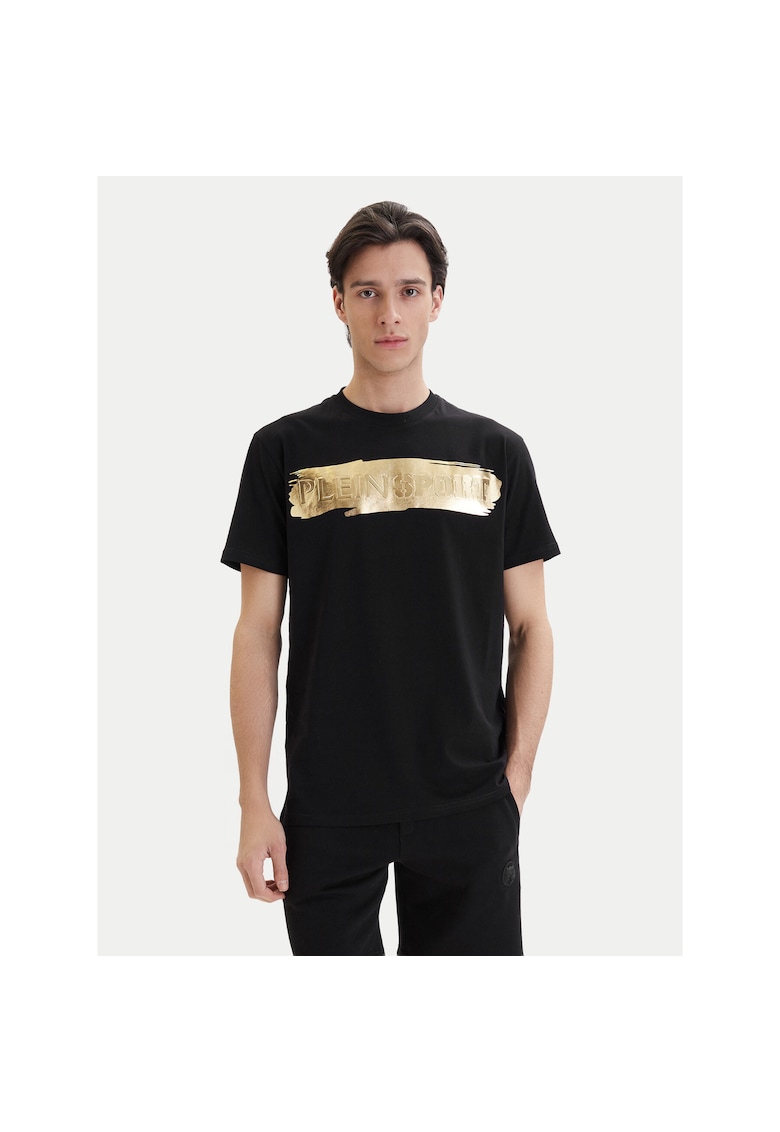 Tricou sport barbati - bumbac - negru -