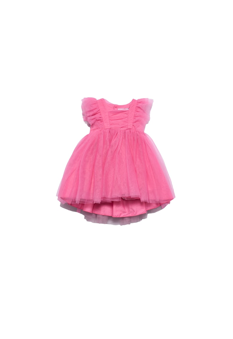 Rochie fete roz eleganta - Roz