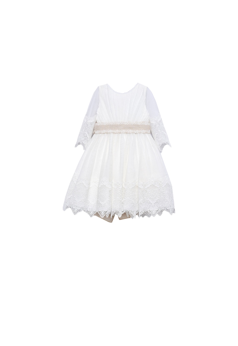 Rochie fete - eleganta - poliester - Alb