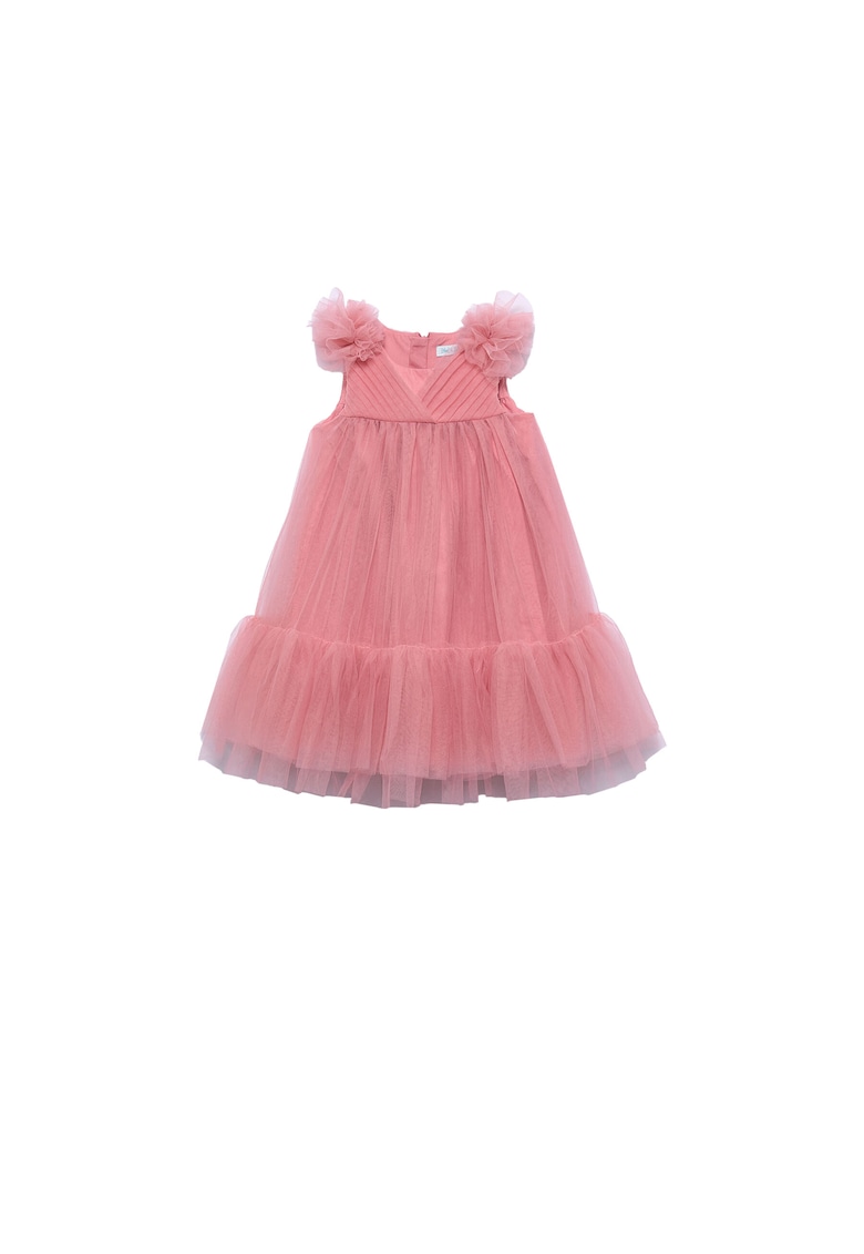 Rochie fete - eleganta - roz - din poliamida