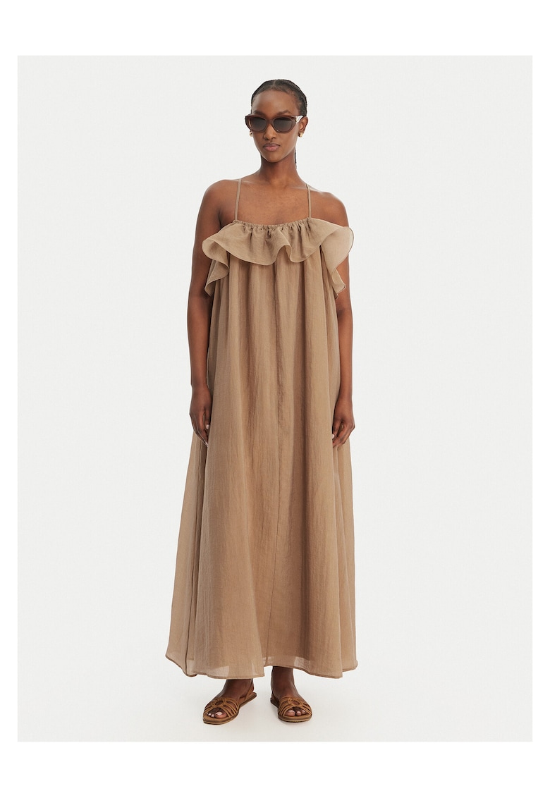 Rochie de vara - 61% tencel - 39% nylon - bej