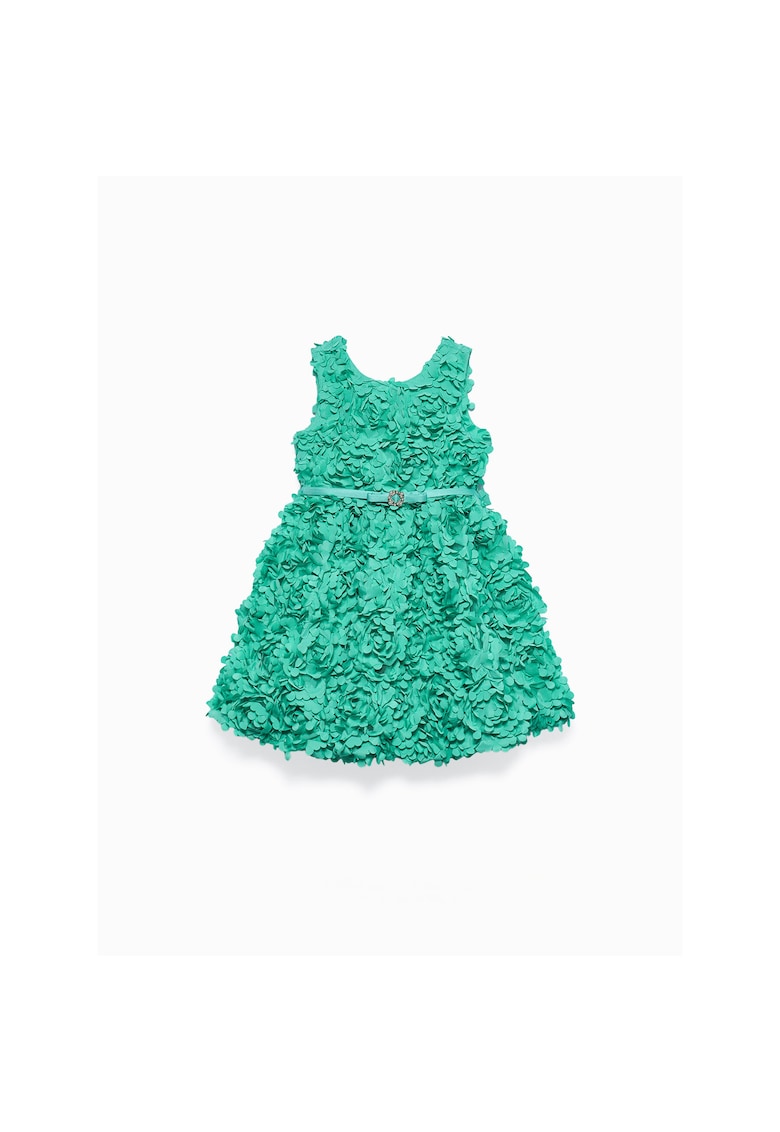 Rochie fete - eleganta - verde - poliester