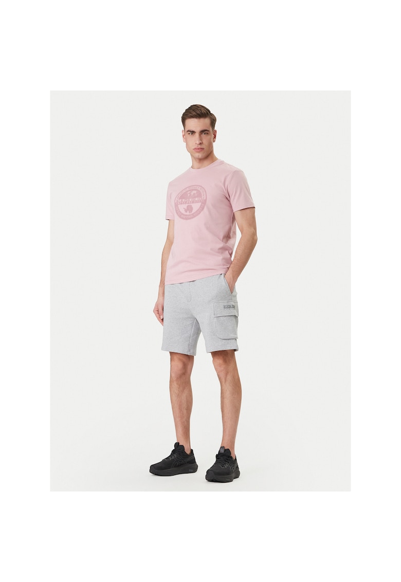 Pantaloni scurti sport Barbati - Gri - bumbac -
