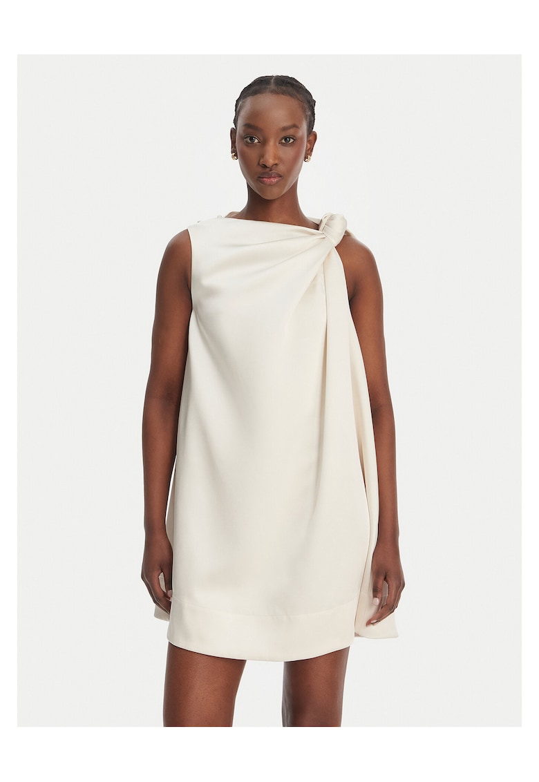 Rochie alb - poliester - Alb