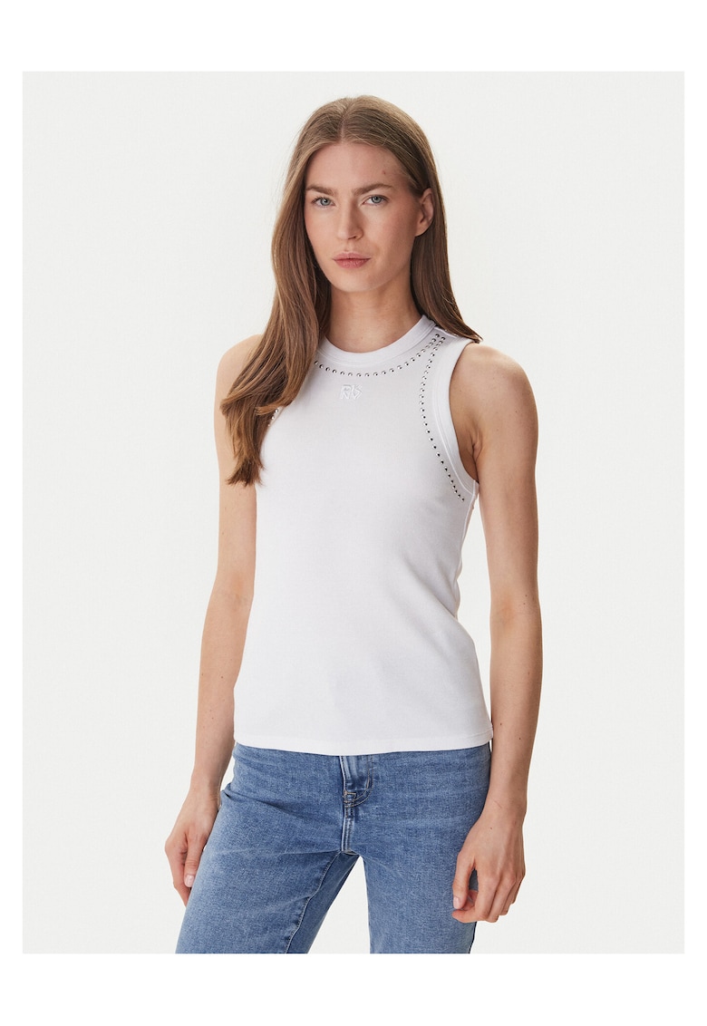 Top Femei - slim fit - alb