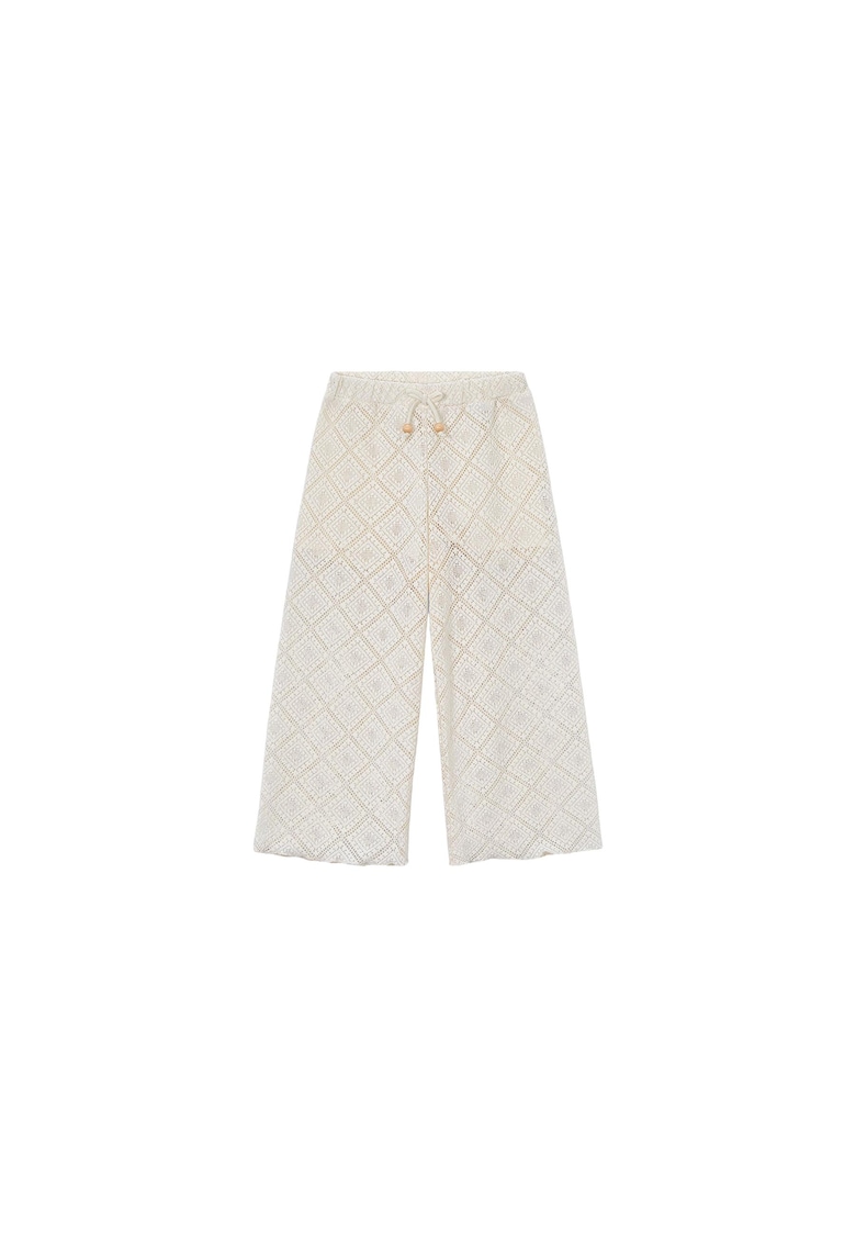 Pantaloni fete - bej - poliester