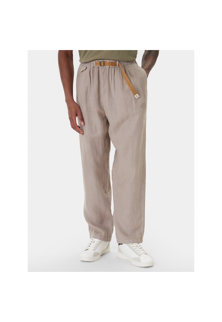 Pantaloni sport barbati - bej - panza -