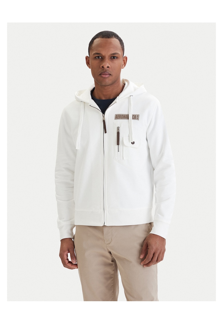 Bluza barbati alb - Alb