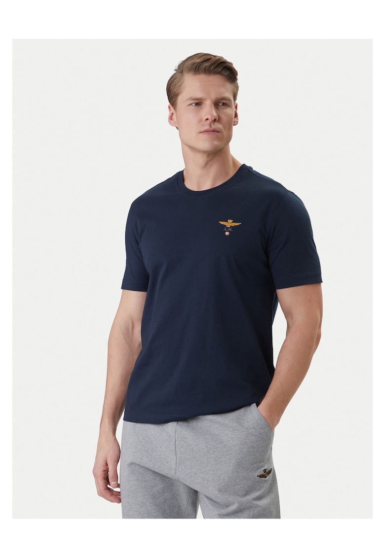 Tricou Barbati - Bumbac - 65897 - Bleumarin
