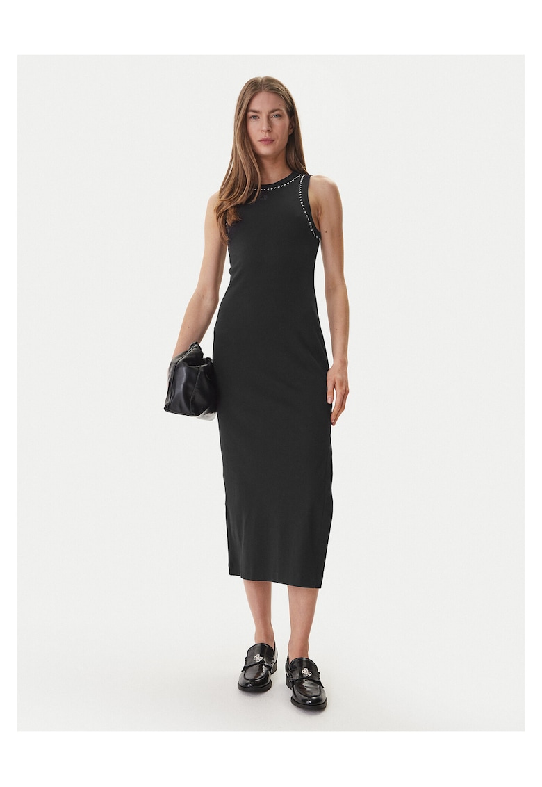 Rochie casual - neagra - bumbac