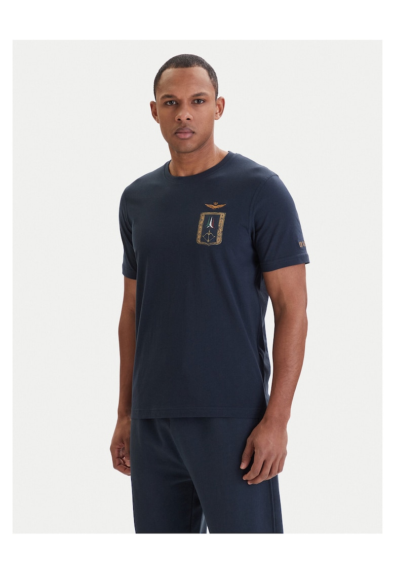 Tricou Barbati - Bumbac - 498754 - Bleumarin