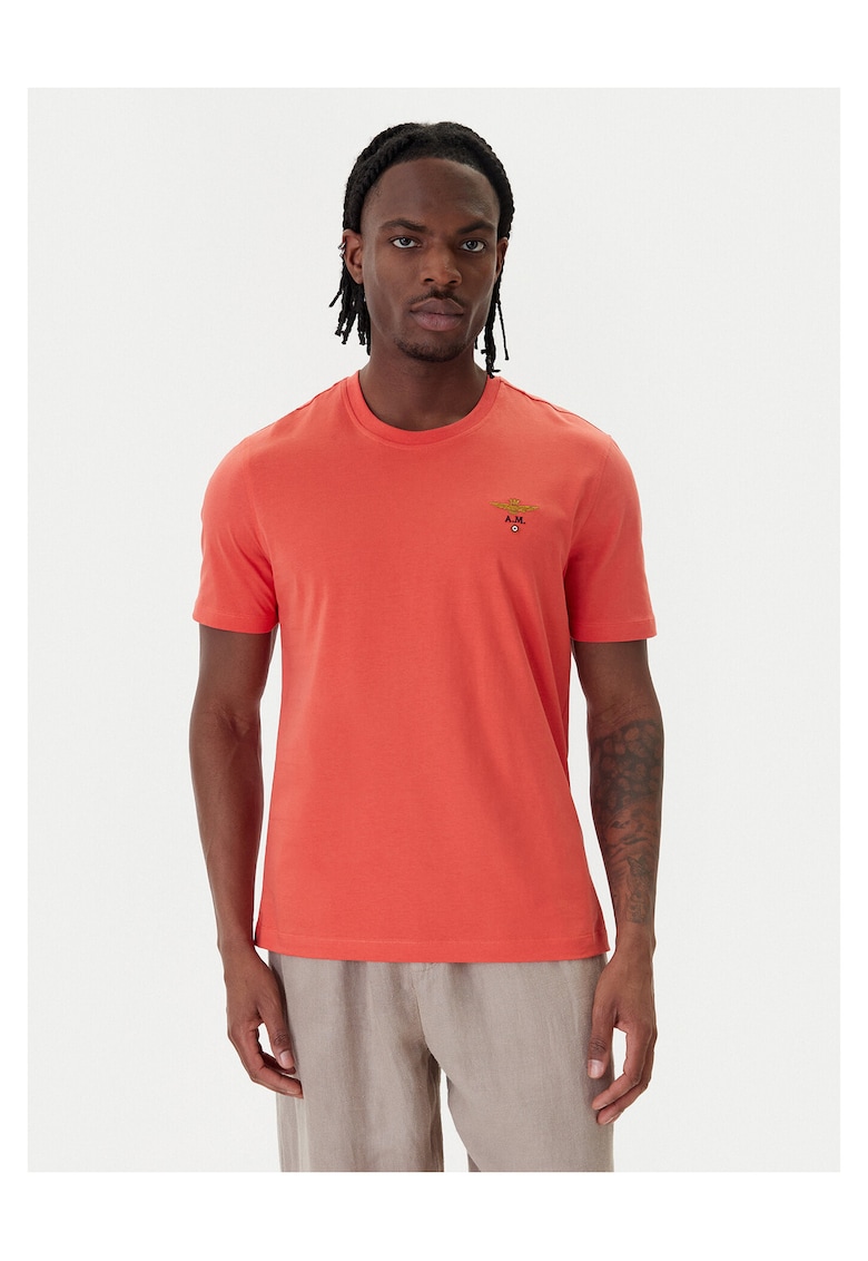 Tricou Barbati - Bumbac - Portocaliuwqfwqd - Portocaliu
