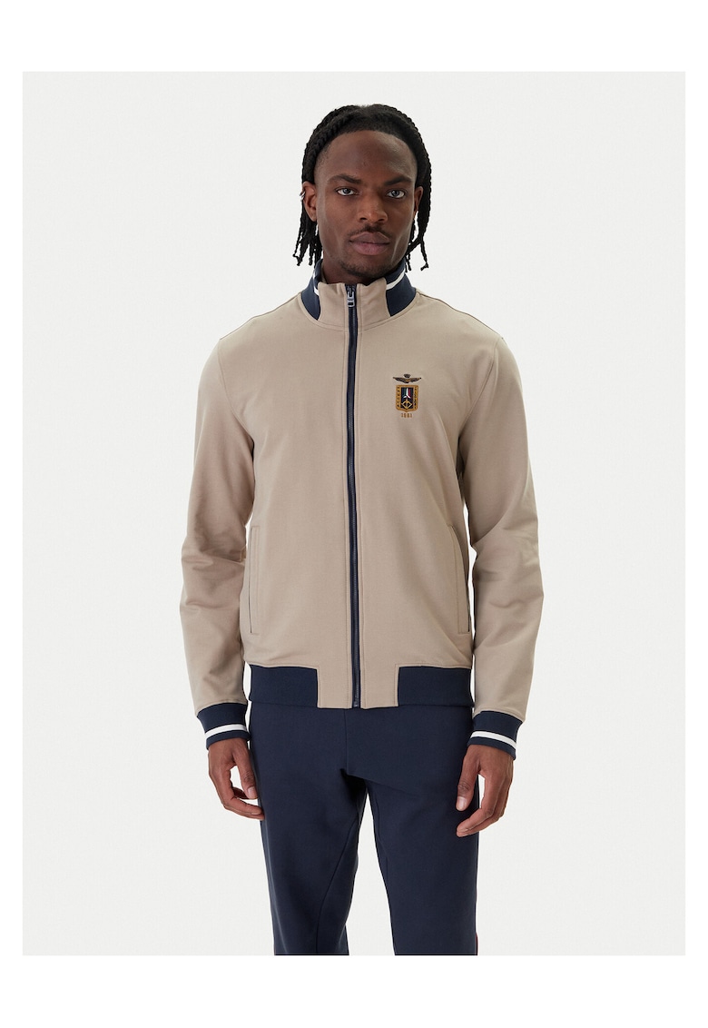 Hanorac barbati - fermoar - multicolor - bumbac 3XL