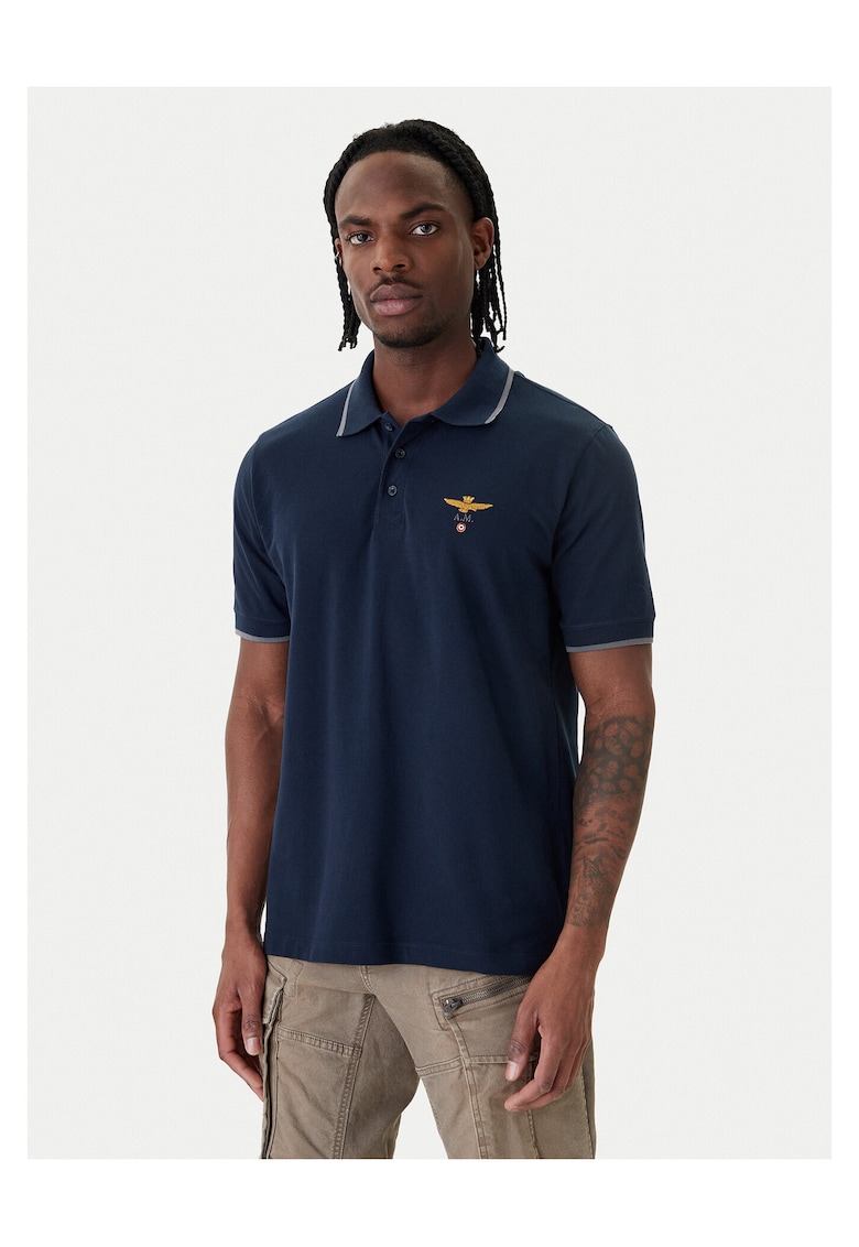 Tricou barbati - bumbac - bleumarin