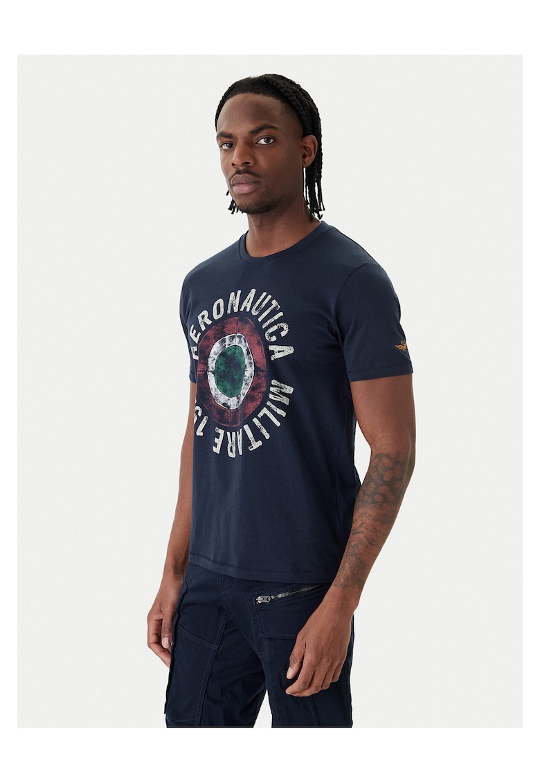 Tricou Barbati - Bleumarin - Bumbac - 65987 - Bleumarin