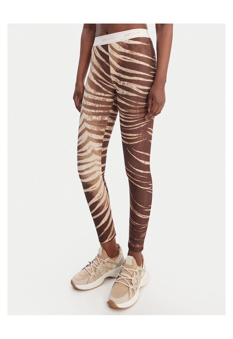 Colanti maro din poliester - Maro