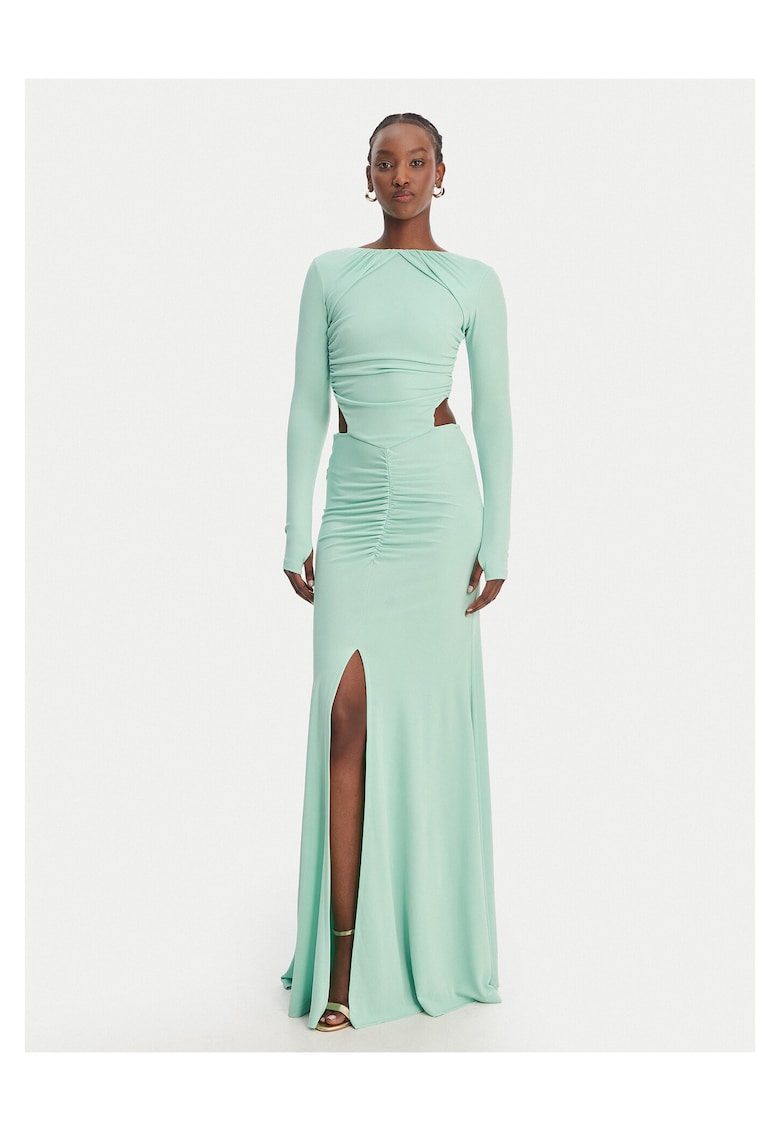 Rochie de seara - poliester - verde - fermoar - Verde