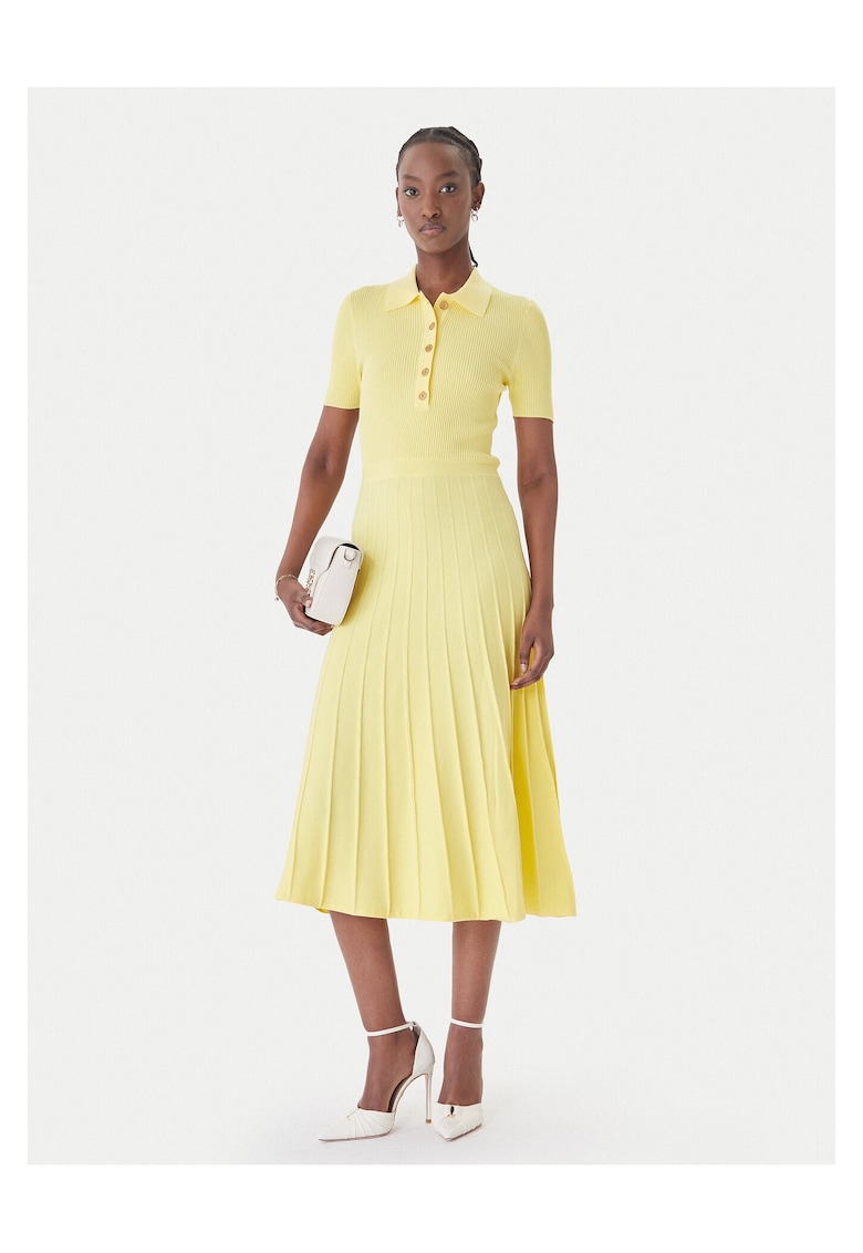 Rochie - galben - 65% viscoza - 18% nailon