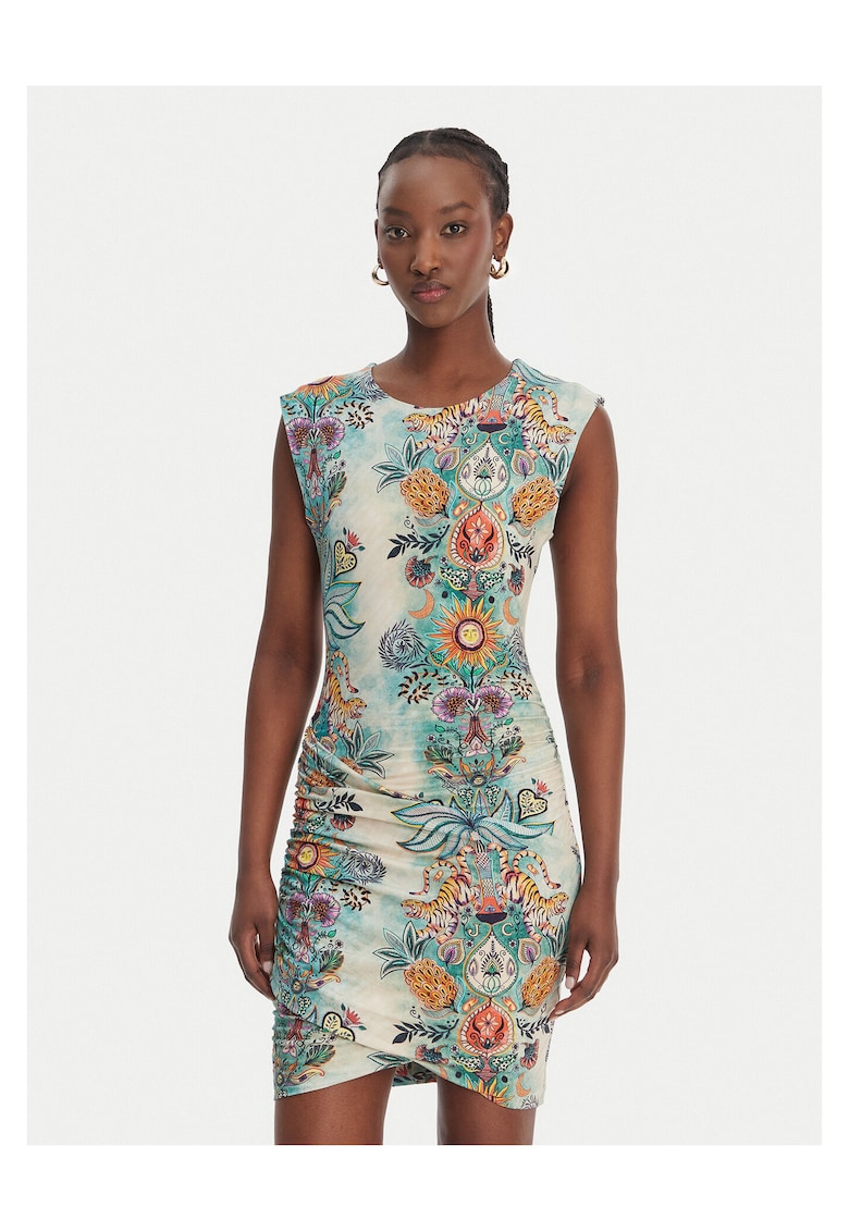 Rochie casual Multicolor - Bumbac - Multicolor