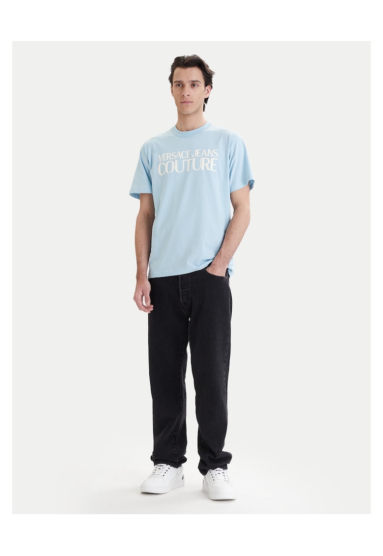 Tricou Barbati - Bumbac - 45987 - Albastru