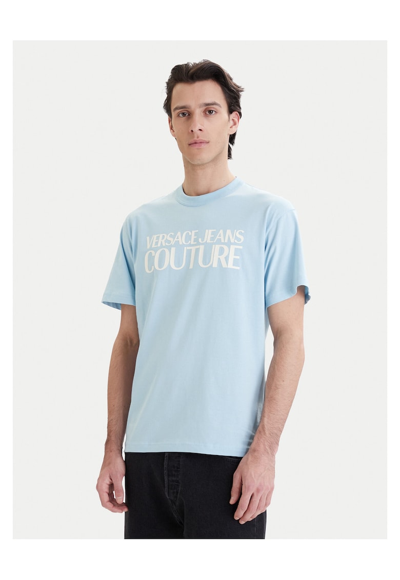 Tricou barbati - bumbac - albastru -