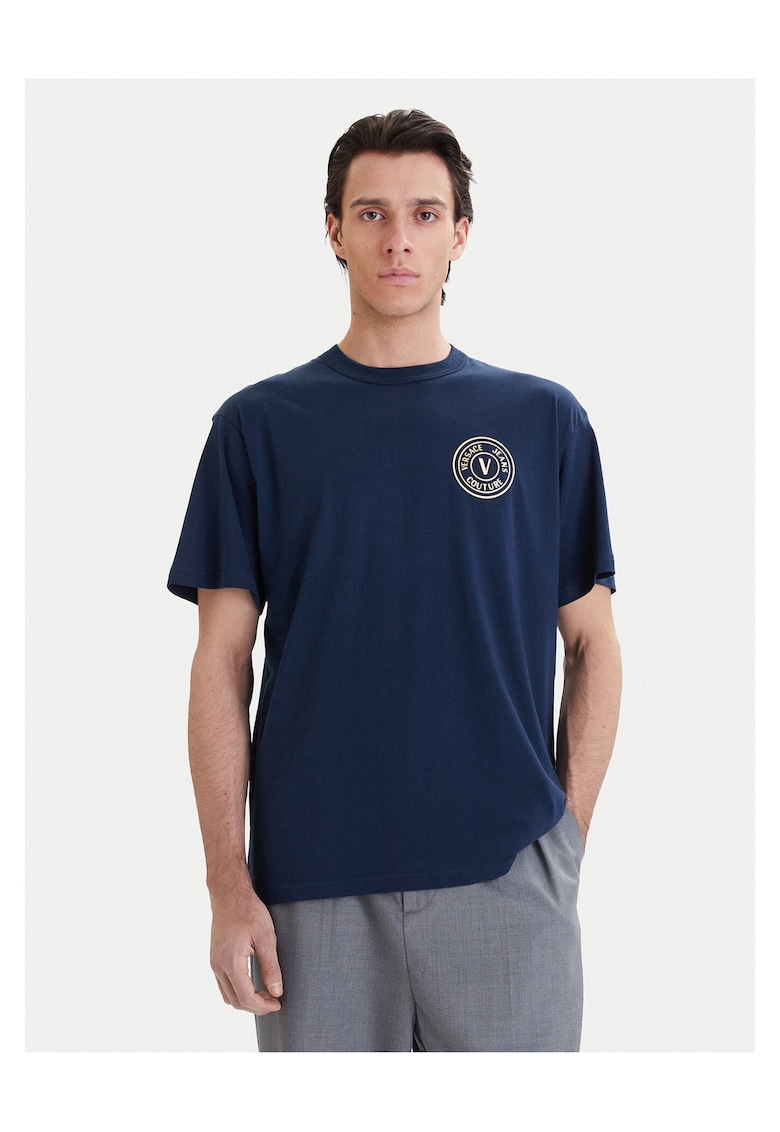Tricou Barbati - Bleumarin - bumbac