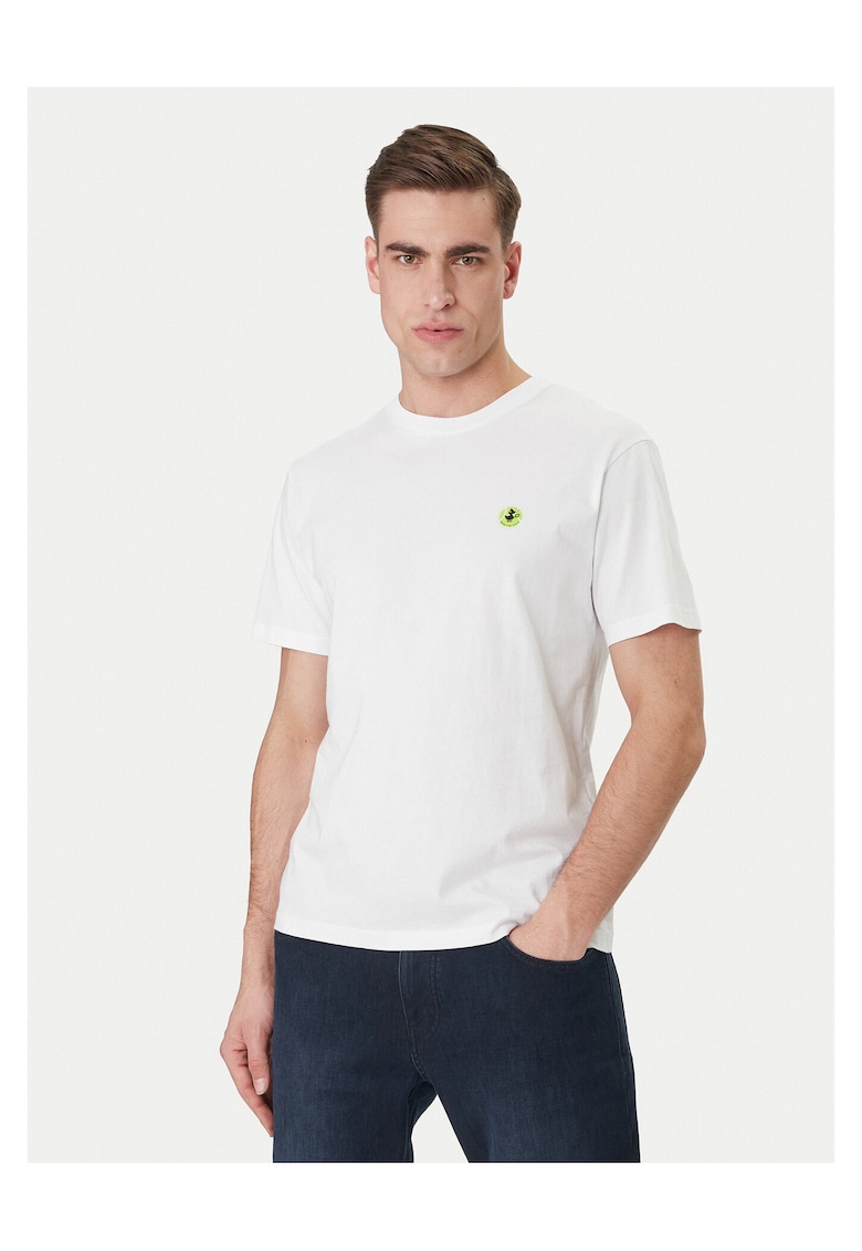 Tricou barbati - bumbac organic - albfwqd - Alb