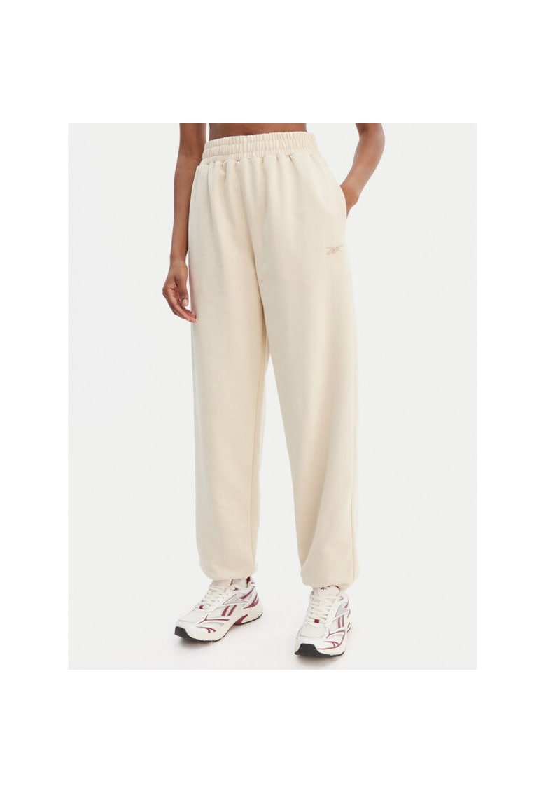 Pantaloni sport dama - bej - 70% bumbac - 30% poliester