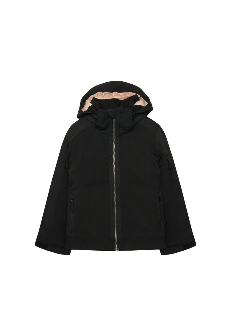 Geaca de ski - slim fit - negru - poliester -