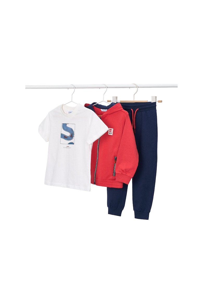 Set sportiv copii - multicolor - bumbac - fermoar -