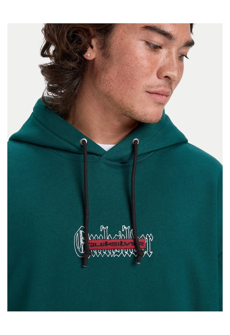 Hanorac barbati - bumbac - fermoar - verde