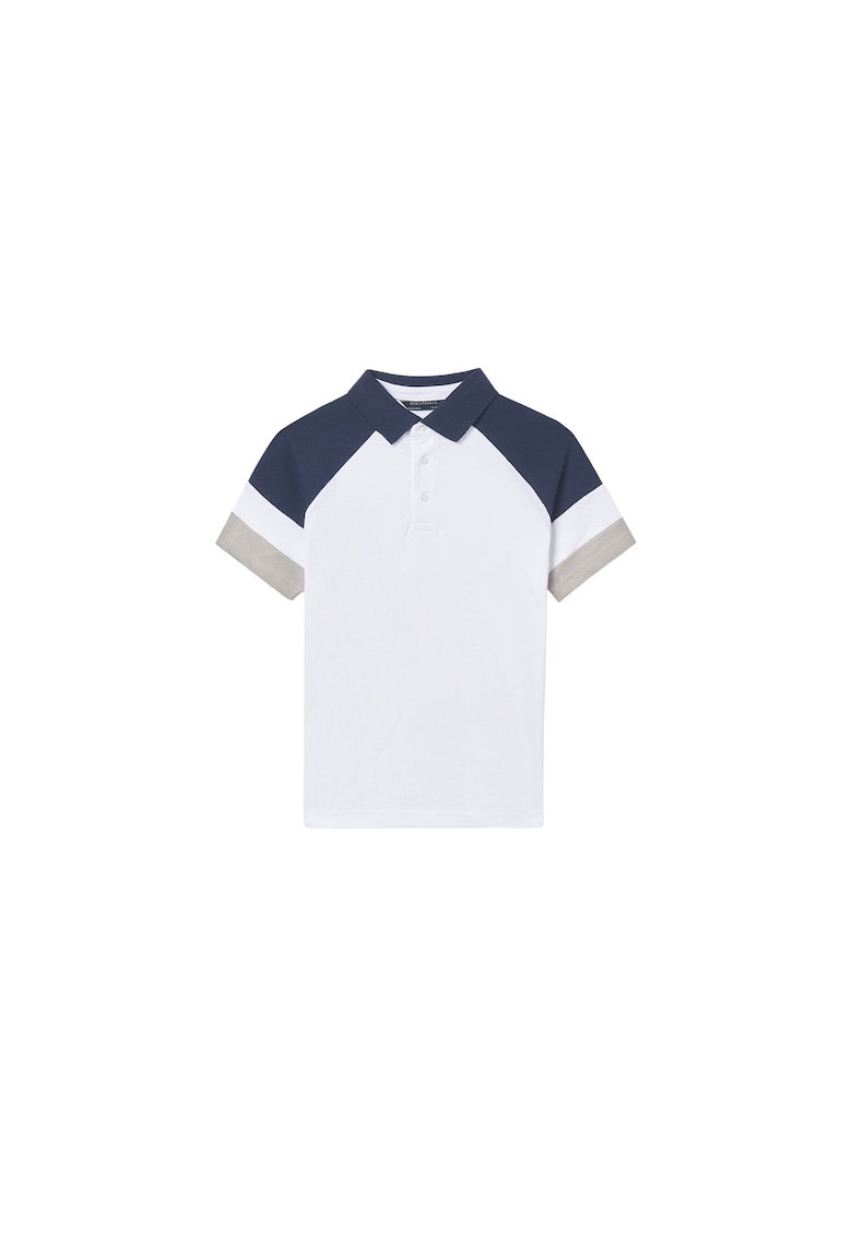 Tricou copii - bumbac - alb - 95% bumbac - 5% elastan