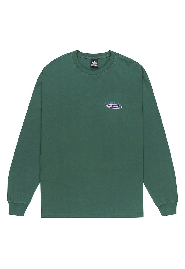Bluza barbati - bumbac organic - verde - Verde