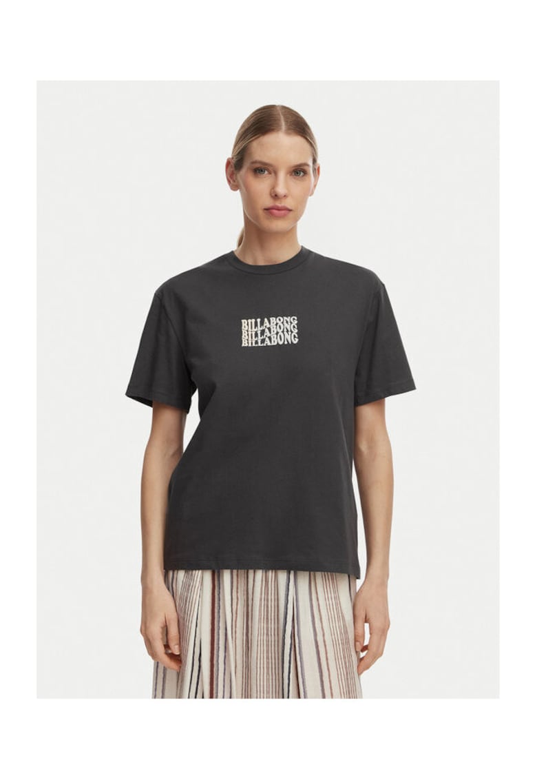Tricou dama - gri - bumbac