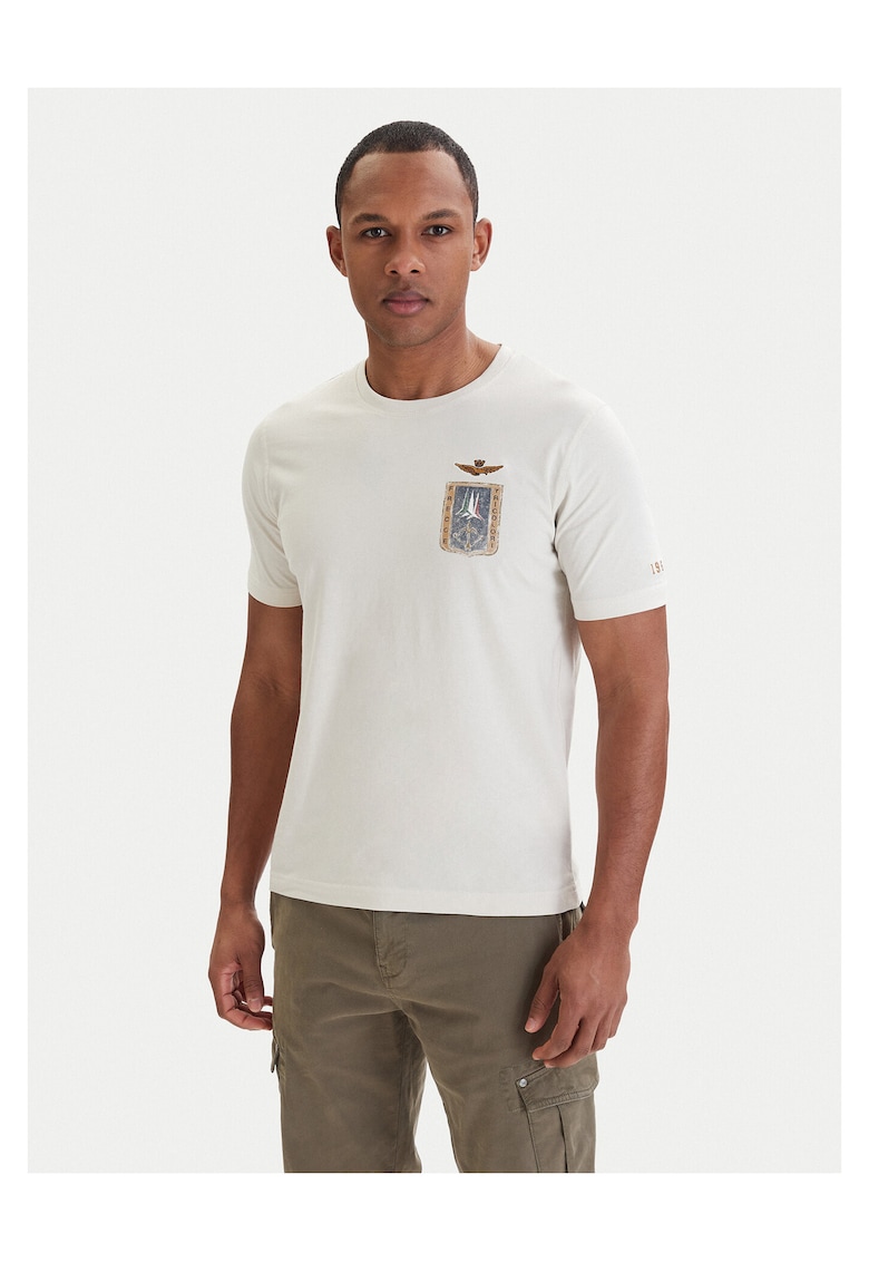 Tricou Barbati - Bumbac - Bej