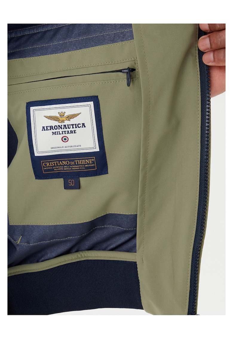 Geaca bomber Barbati - Poliester - Verde