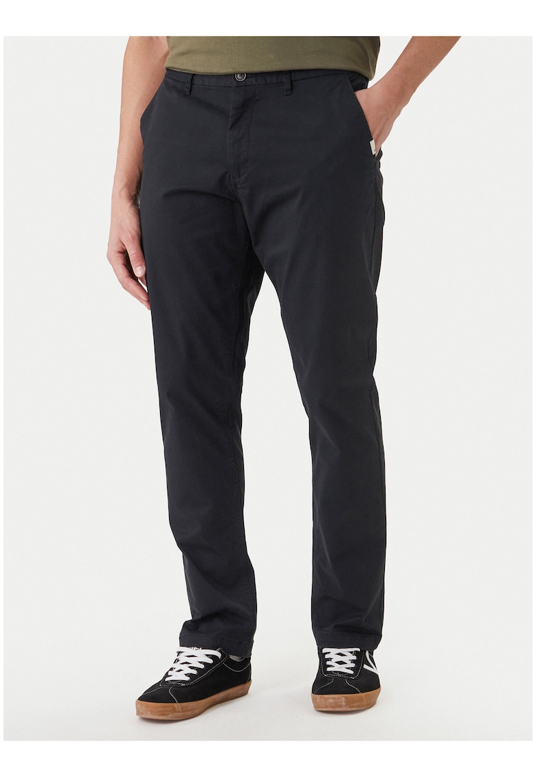 Pantaloni barbati - negru - bumbac reciclat si poliester