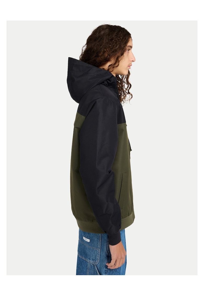 Geaca de tranzitie Barbati - Poliester reciclat - INTL - Negru - Verde
