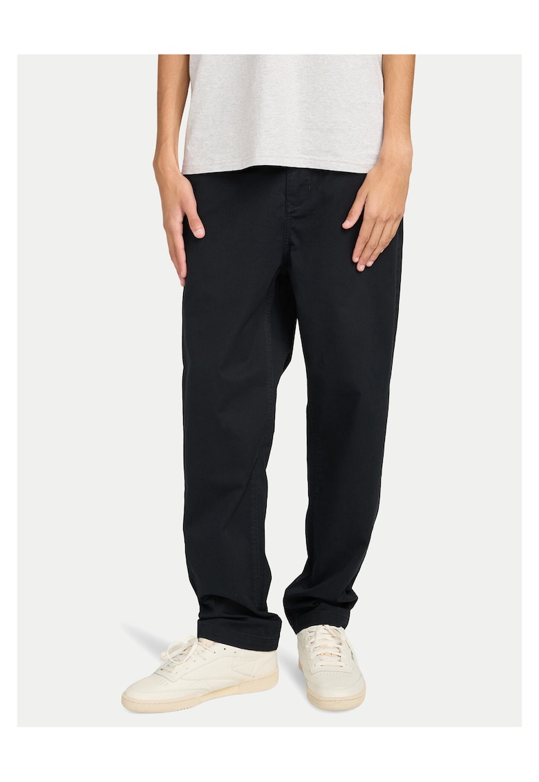 Pantaloni barbati - Chino - Bumbac/Elastan - Negru -