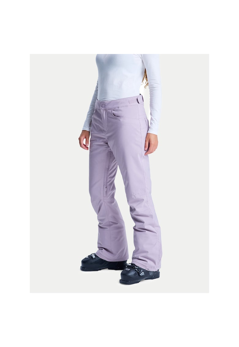 Pantaloni sport dama - snowboard - violet - poliester