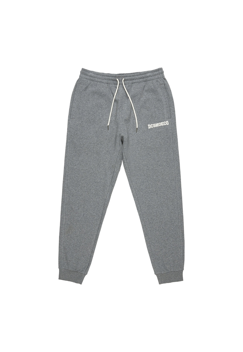 Pantaloni sport barbati - gri - 50% bumbac - 25% poliester recicokokat - Gri