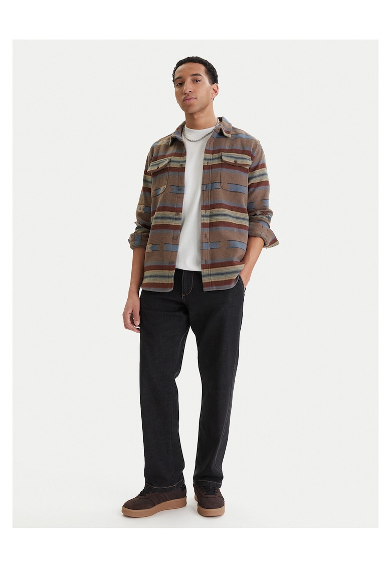 Blugi barbati - negru - 66% bumbac - 32% poliester